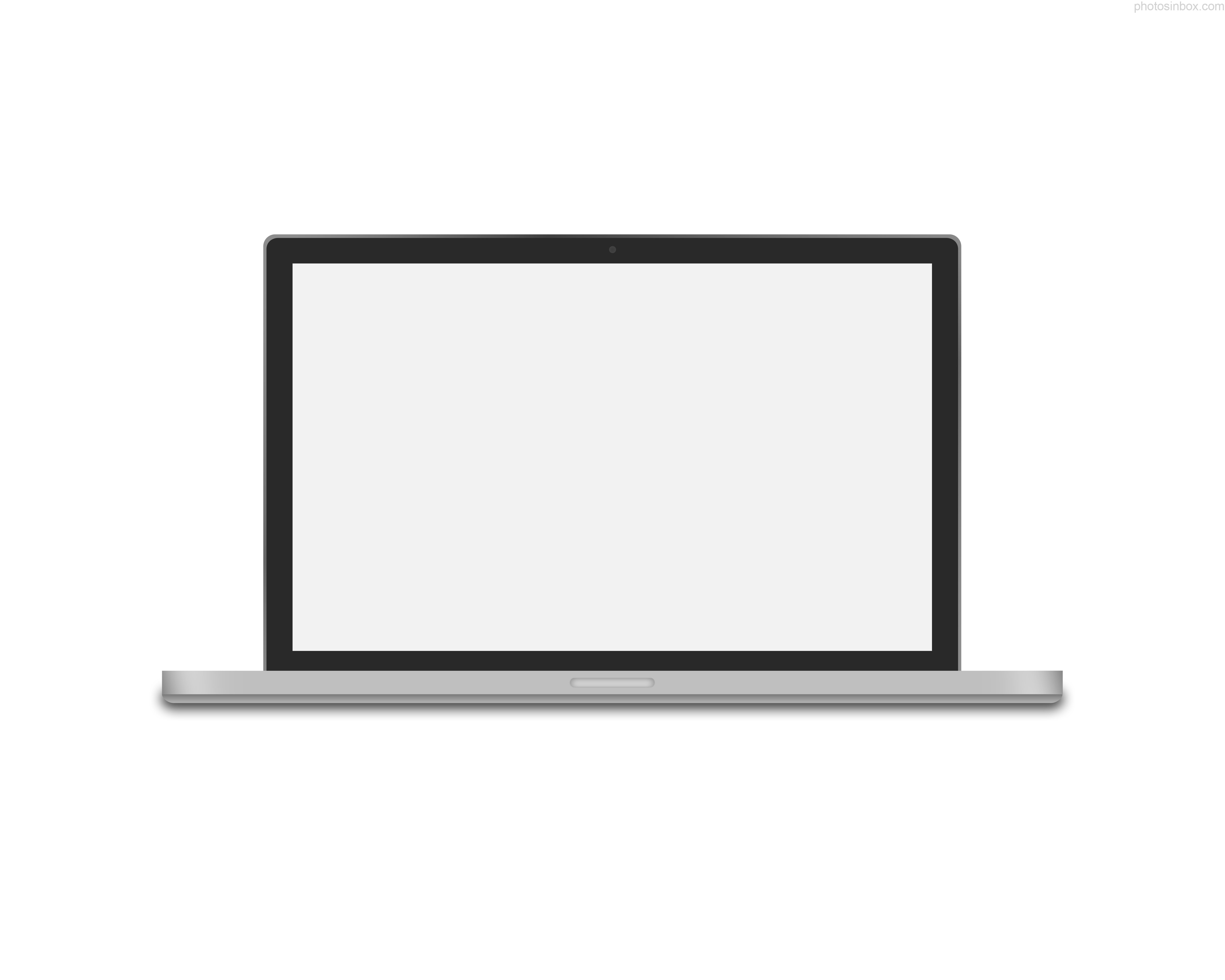 Blank Computer Screen Template