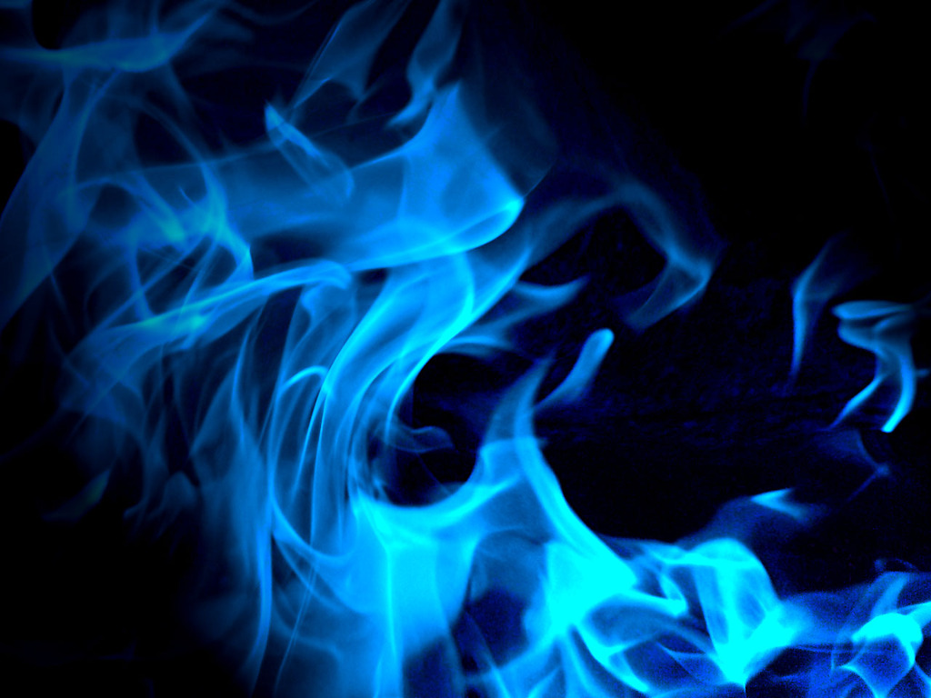 Blue Fire Flames
