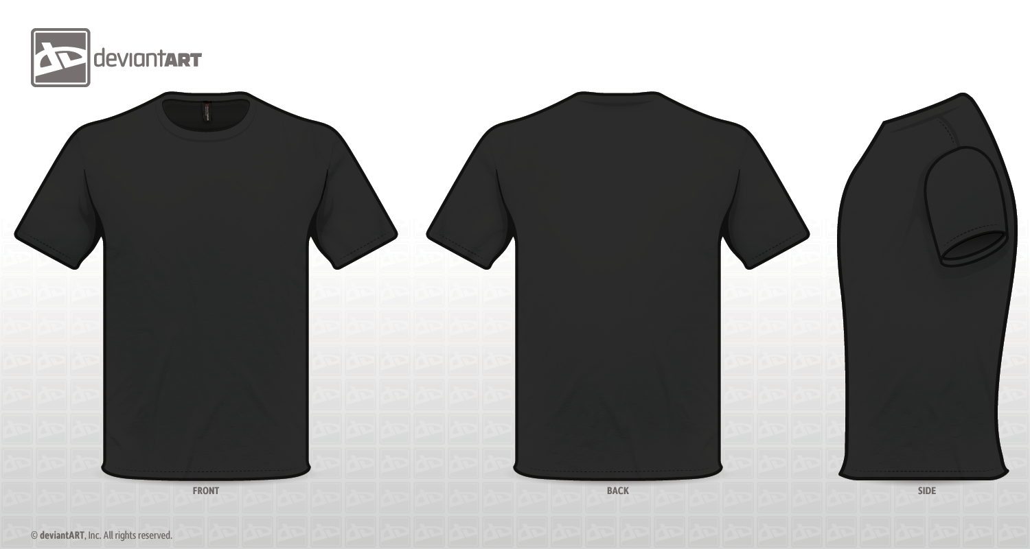 Blue T-Shirt Design Template