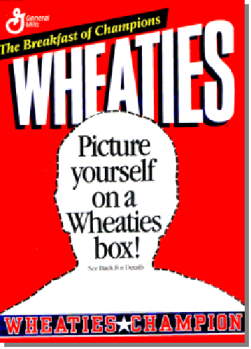 Breakfast of Champions Wheaties Box