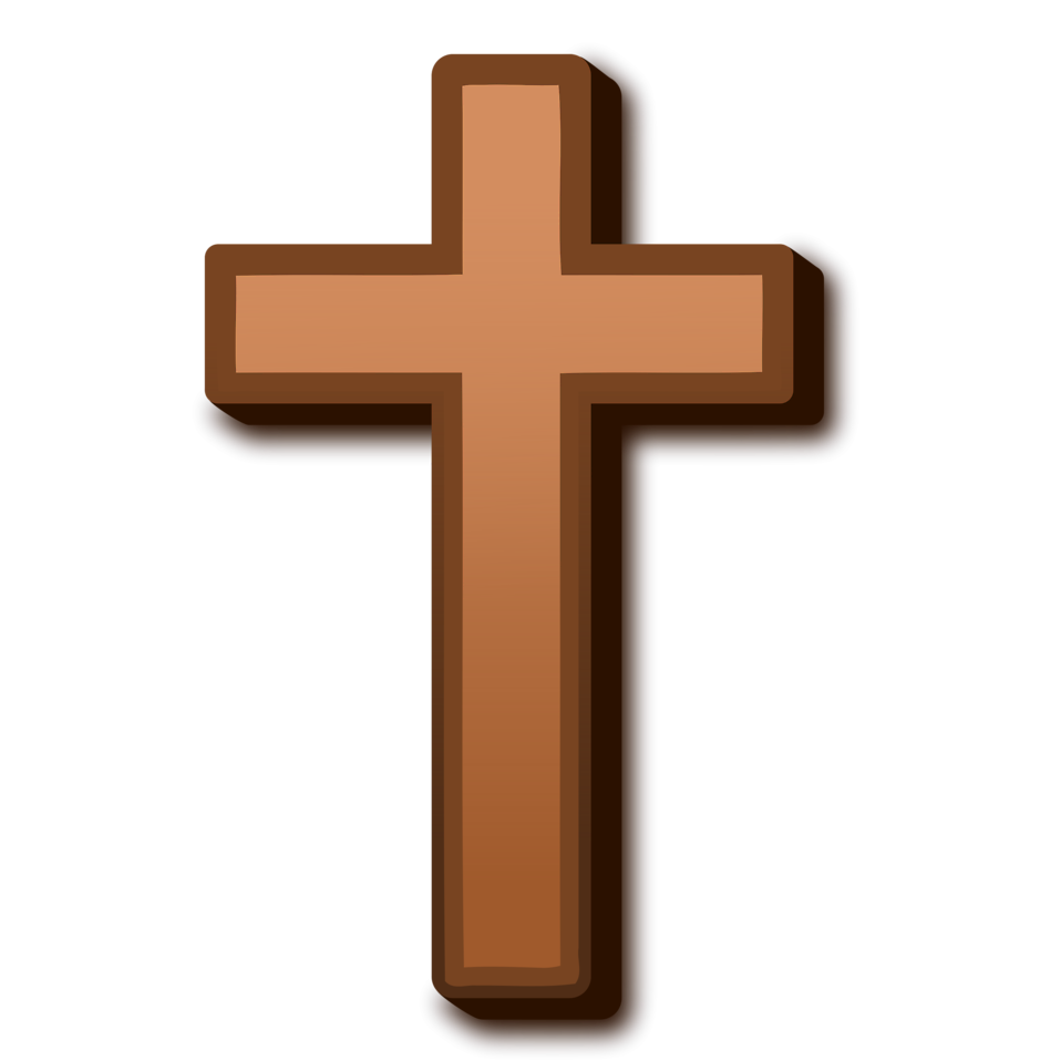 Brown Cross Clip Art