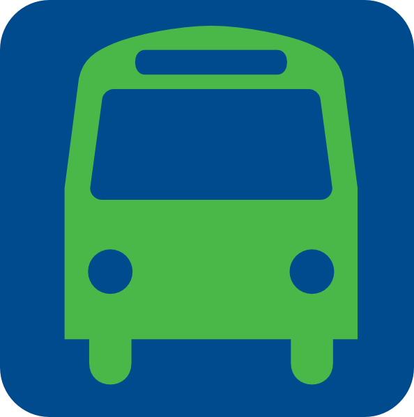 11 Blue Bus Icon Images