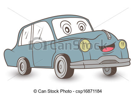 Cartoon Classic Car Clip Art