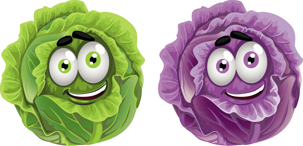 Cartoon Vegetables Vector