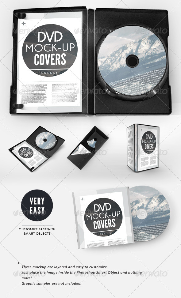 CD-Cover PSD Mockup