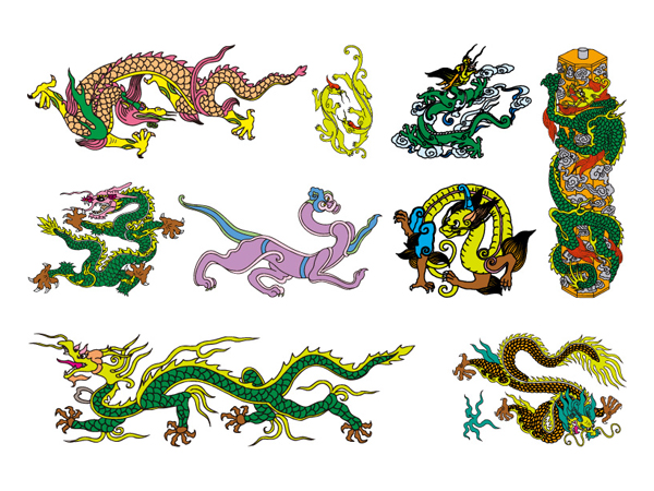 Chinese Dragon Vector Art