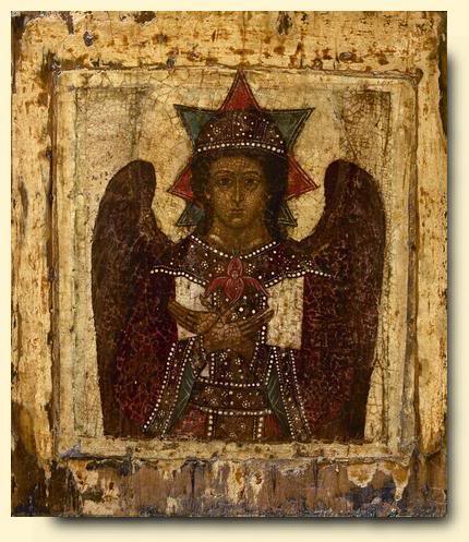 Christ as Angel of the Holy Silence Icon