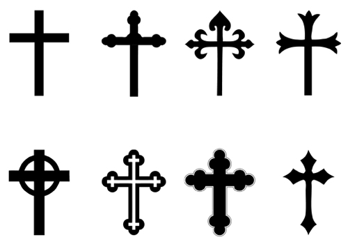 Christian Cross Clip Art Silhouette