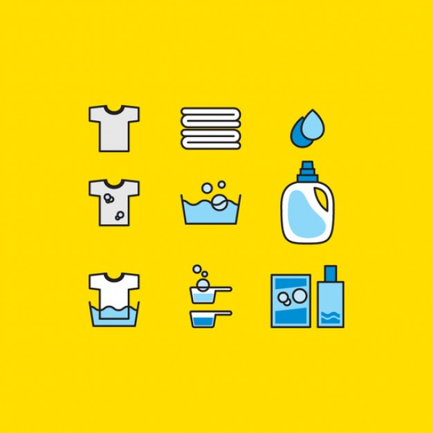 Cleaning Icons Free Vectors