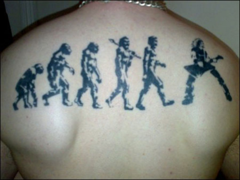 Cool Music Tattoo