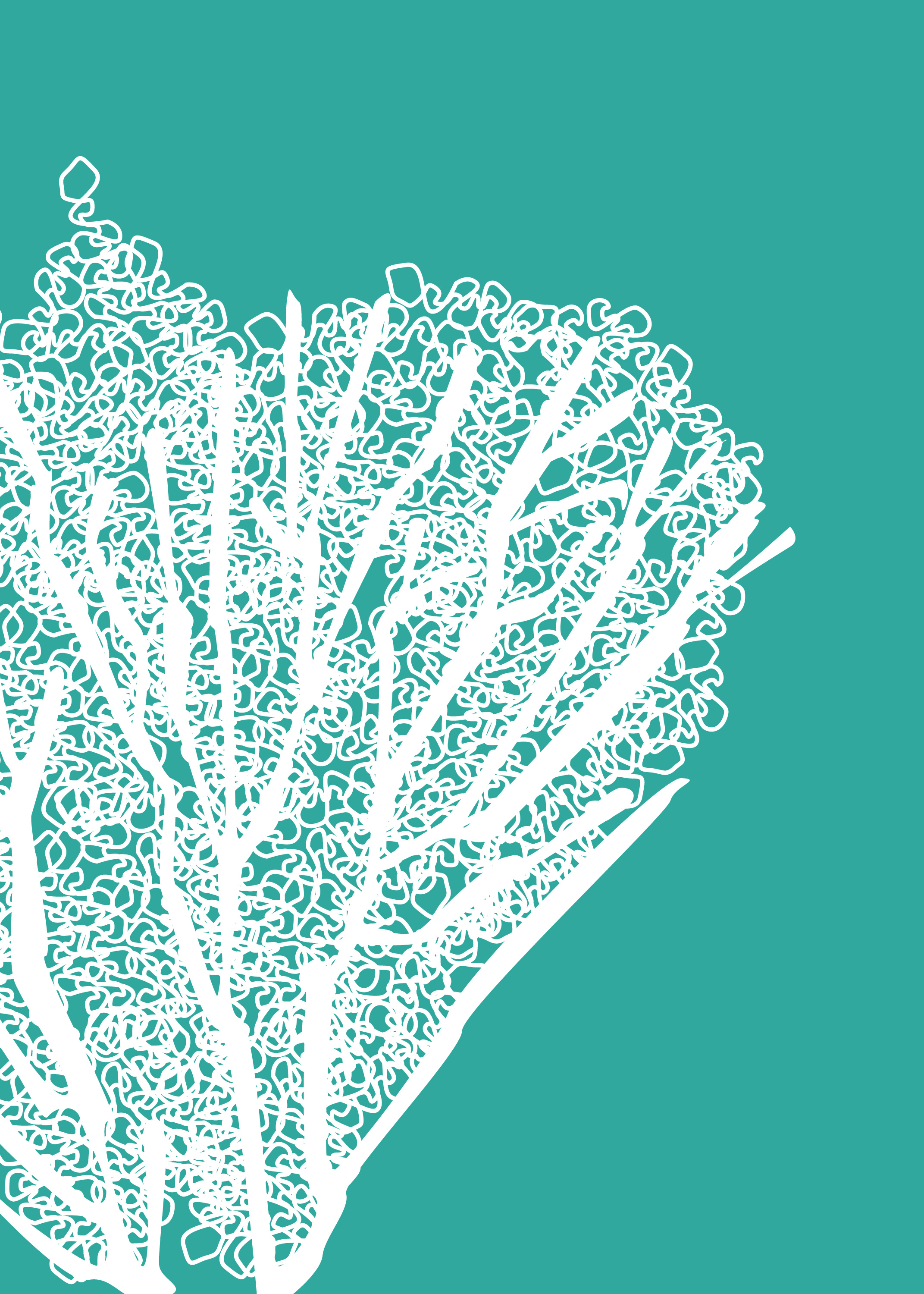 Coral Silhouette Vector