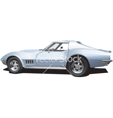 Corvette Vector Art