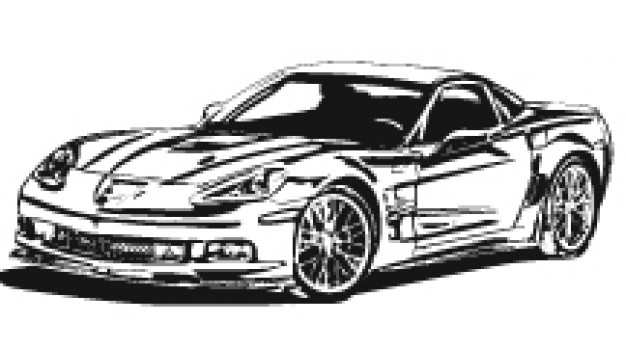 Corvette ZR1 Clip Art