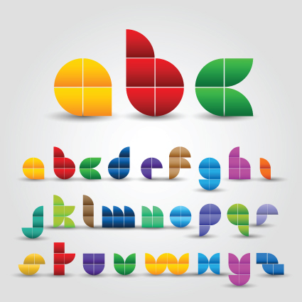 Creative Font Design Alphabet