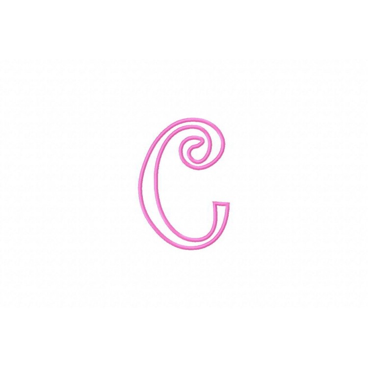 Curlz Applique Font