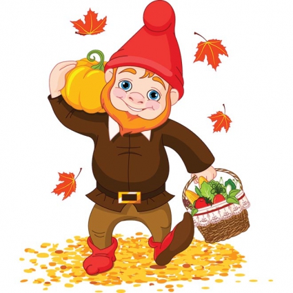 Cute Garden Gnome Clip Art