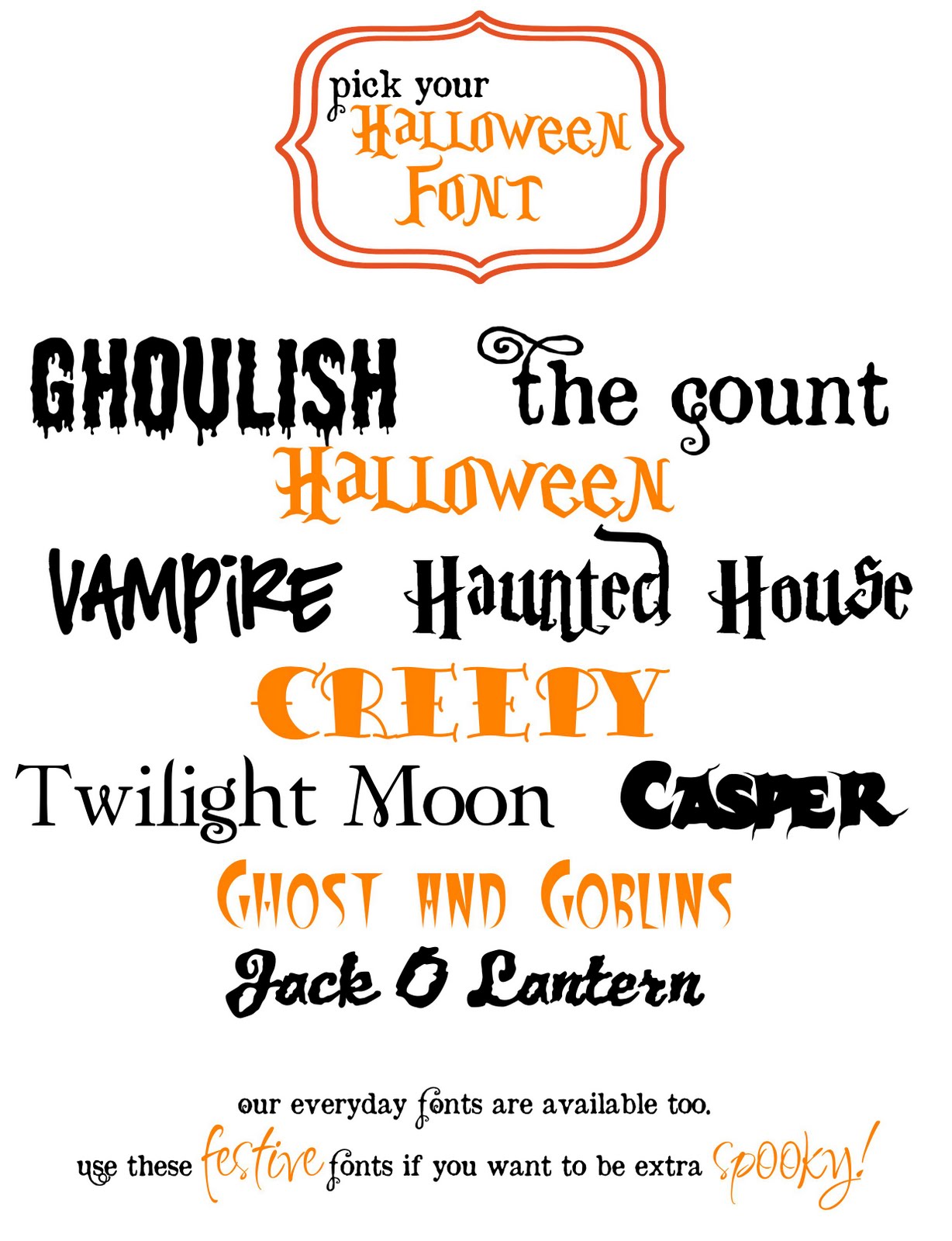 Cute Halloween Font