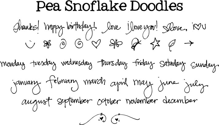 Cute Handwriting Fonts