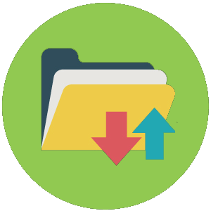 Data File Transfer Icon