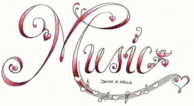 Denise a Wells Music Note Tattoo Designs