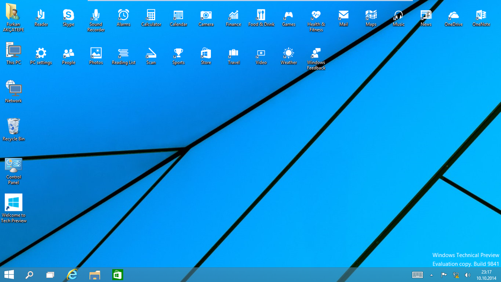 Desktop Icons Windows 1.0