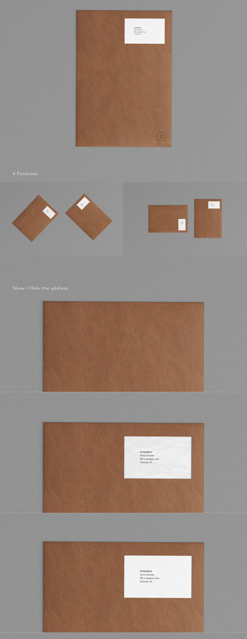 Envelope Template PSD Envelope Template PSD