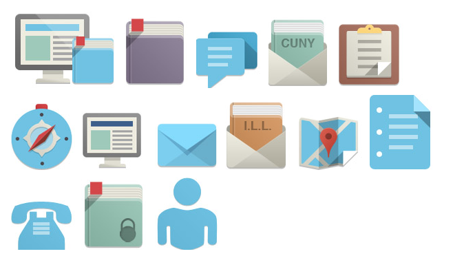 Flat Web Design Icons