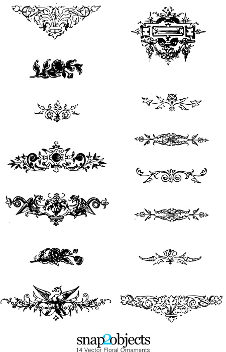 Floral Ornament Vector Free Floral Ornament Vector Free