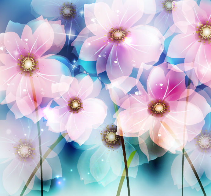 Flower Vector with Transparent Background
