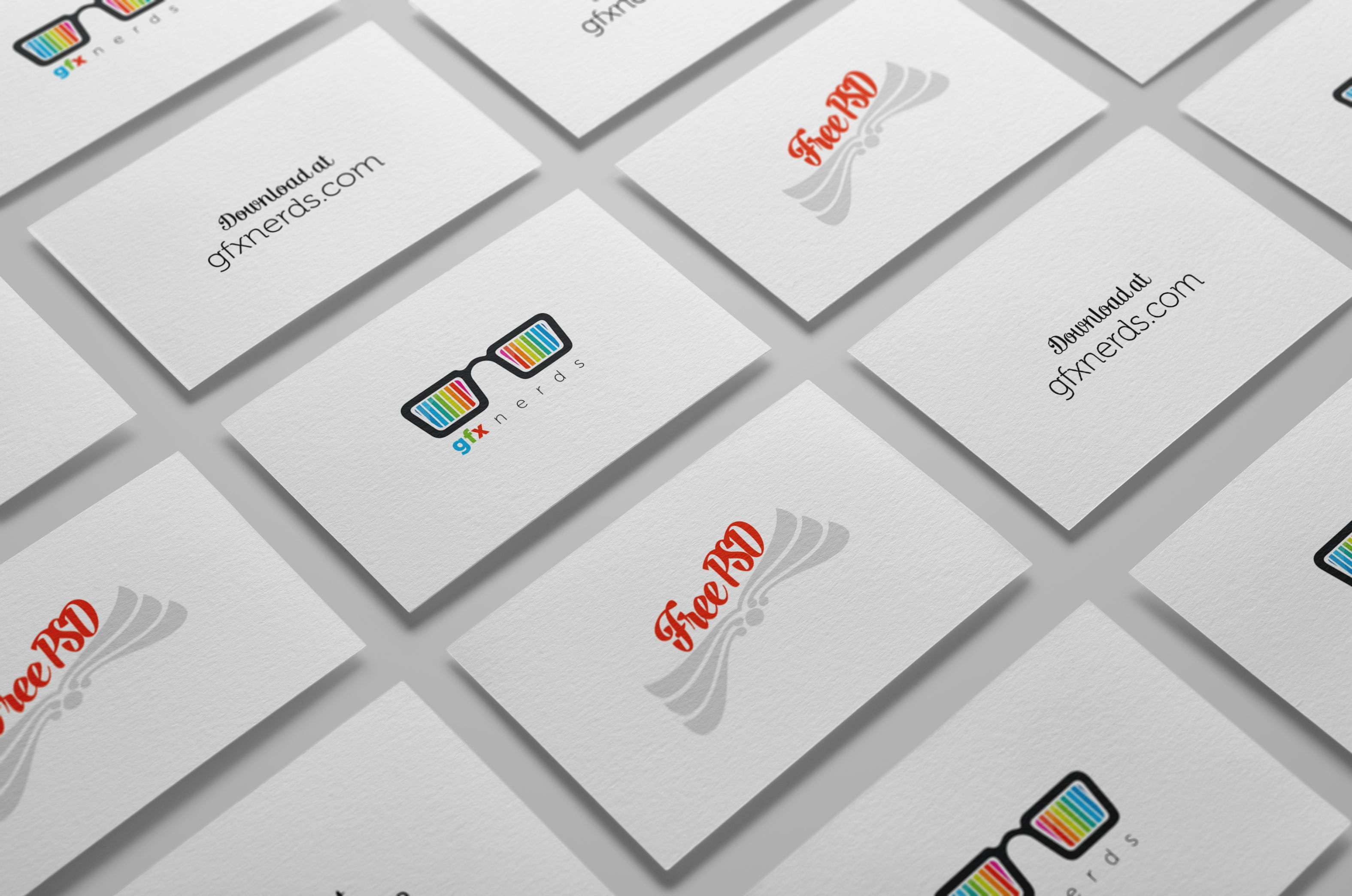 Free Business Cards Mockup PSD