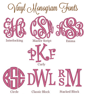 Free Circle Monogram Font Vinyl Free Circle Monogram Font Vinyl