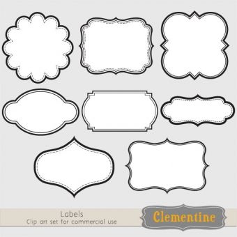 Free Clip Art Label Borders