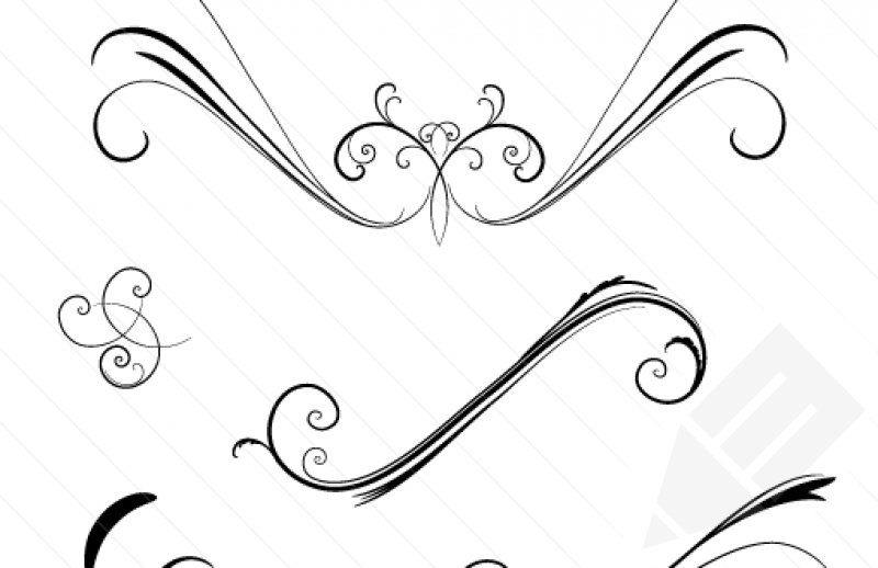 Free Elegant Vector Swirls