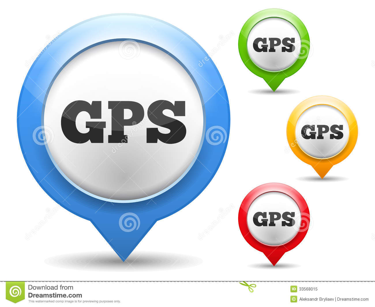 Free GPS Vector Icons