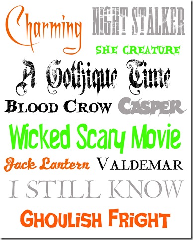 Free Halloween Fonts