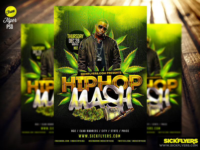 Free Mixtape Cover PSD Templates