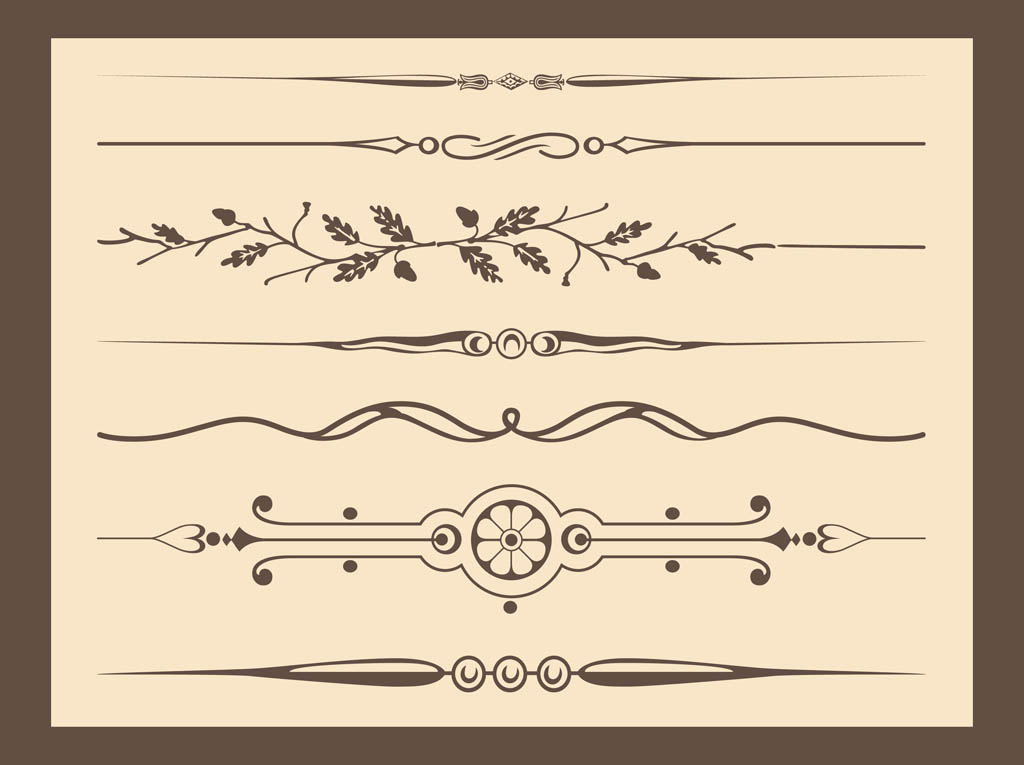 Free Ornament Vector Lines Free Ornament Vector Lines