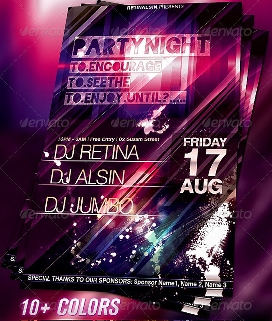 Free Party Flyers Design