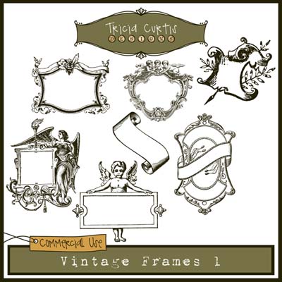 Free Photoshop Brushes Vintage Frames