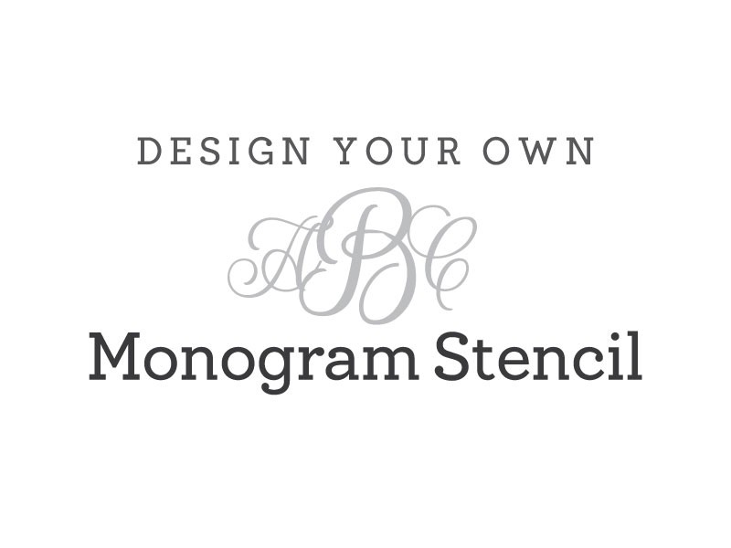 Free Printable Monogram Stencils