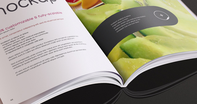 Free Psd Magazine Mockup Template