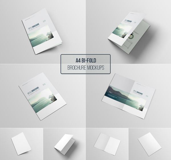 Free Tri-Fold Brochure Mockup PSD Free Tri-Fold Brochure Mockup PSD