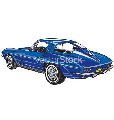 Free Vector Corvette Clip Art