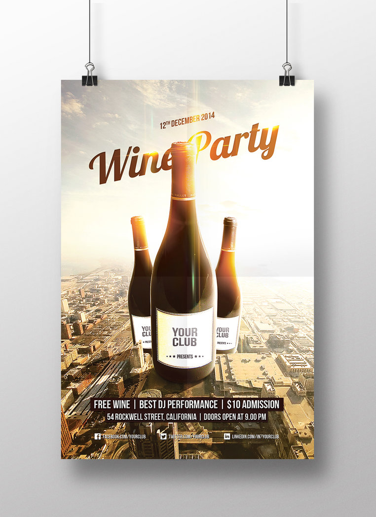 Free Wine Flyer Templates