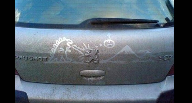 Funny Dirty Things to Write On Cars