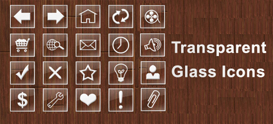 Glass Icons Transparent