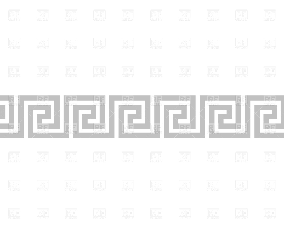 Greek Border Pattern Vector Art Free