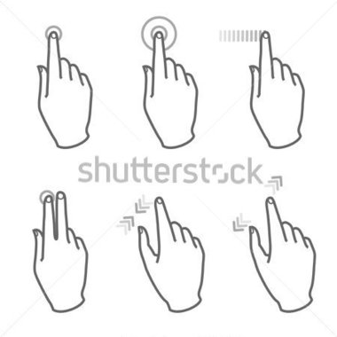 Hand Gestures Icons Hand Gestures Icons
