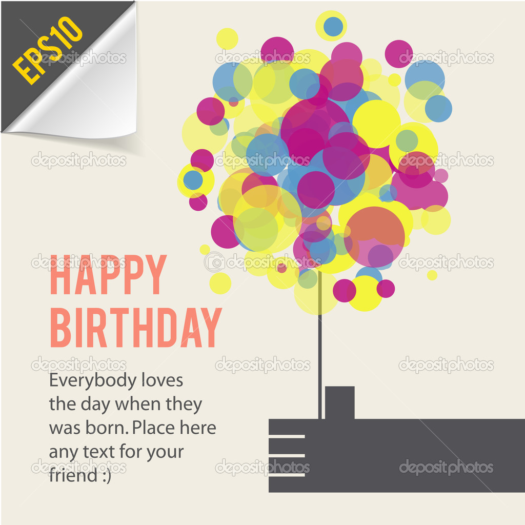 Happy Birthday Card Template