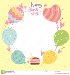 Happy Birthday Card Template